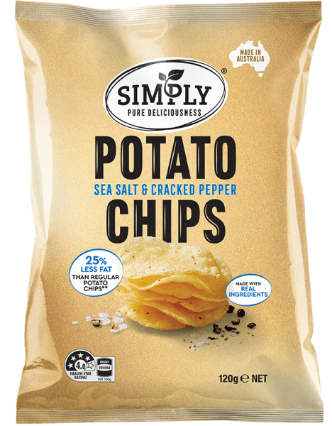 Simply Potato Chips - Sea Salt & Cracked Pepper